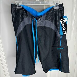 Gotcha Vintage Y2K Swim Trunks Surf Board Shorts (Men’s Size 32)